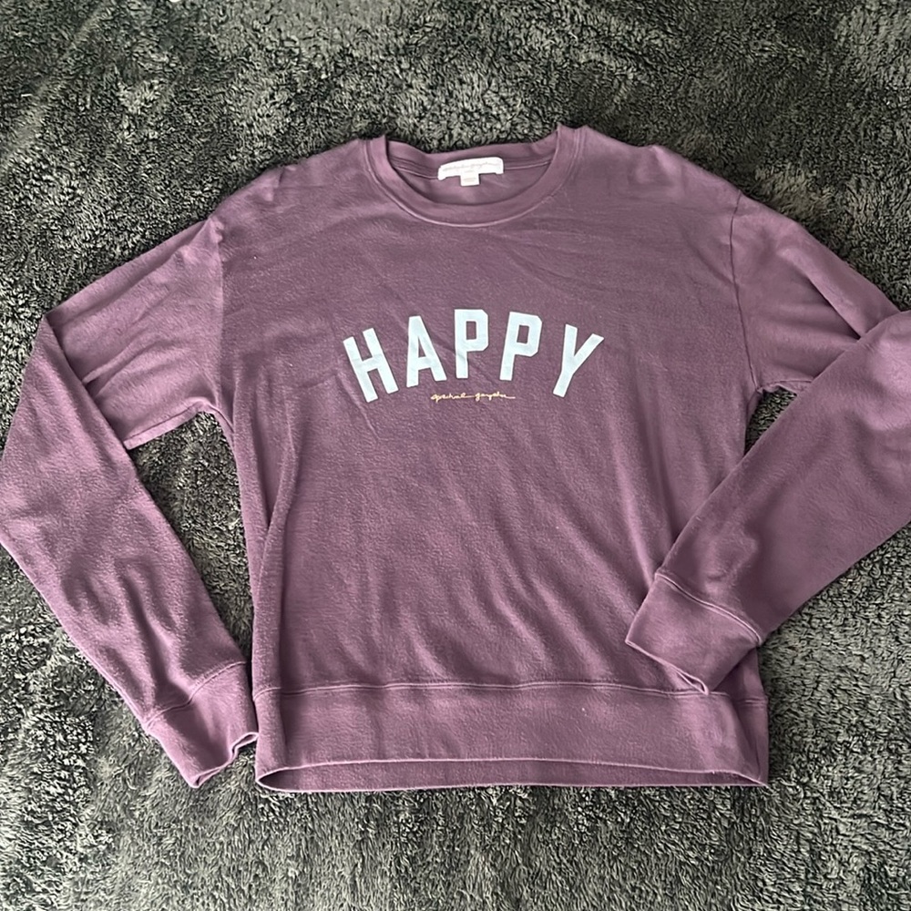 Spiritual Gangster Light HAPPY Sweatshirt Large Used